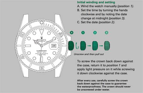 rolex watch timing.